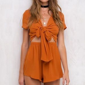 Princess Polly Front Tie Playsuit